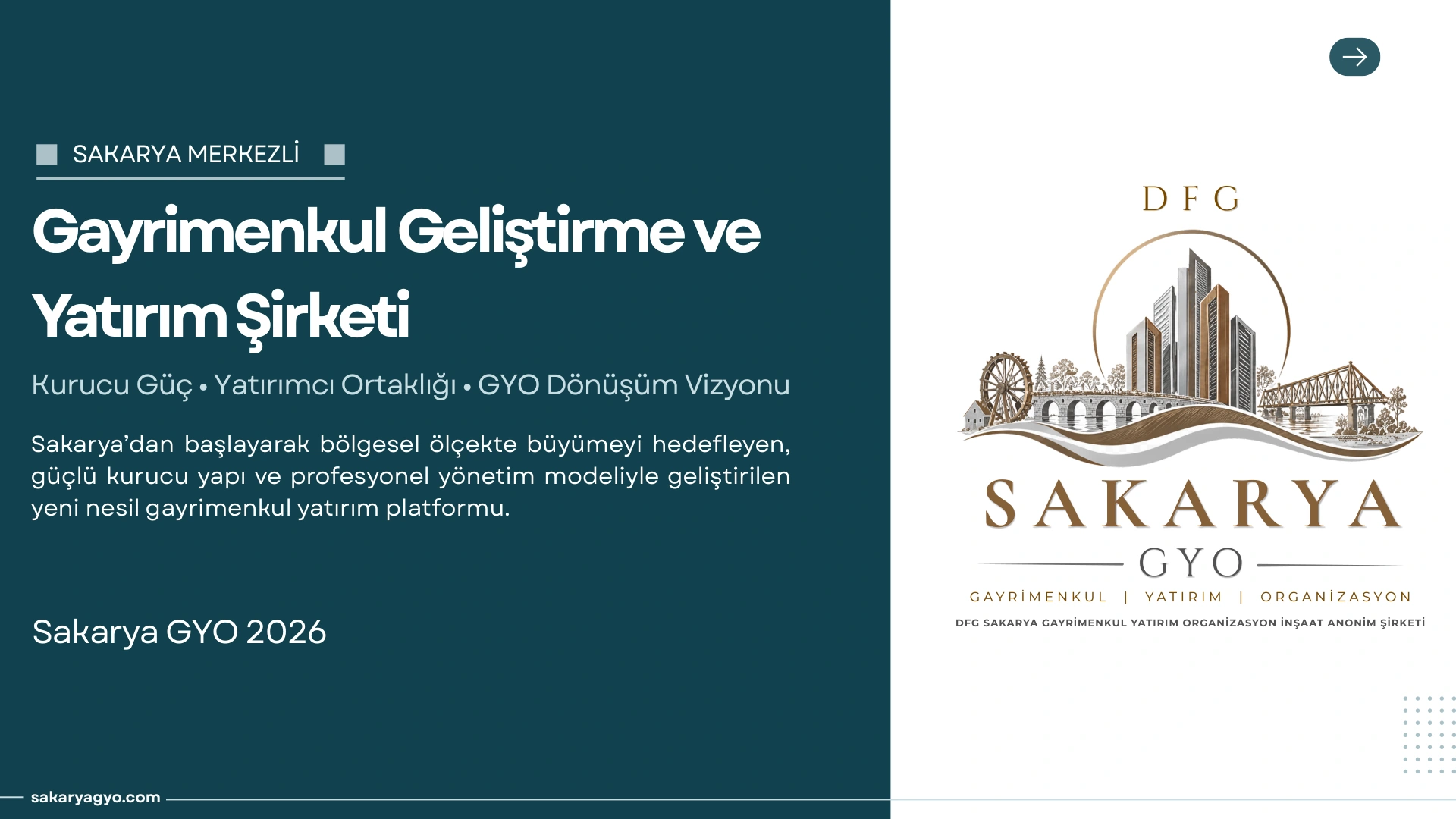 Sakarya GYO sunumu sayfa 1